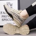 New Student All-Match White Casual Shoes2023Mesh Surface Shoes Men's Breathable Mesh Sneakers Summer Height Increasing Insole Men's Shoes. 
