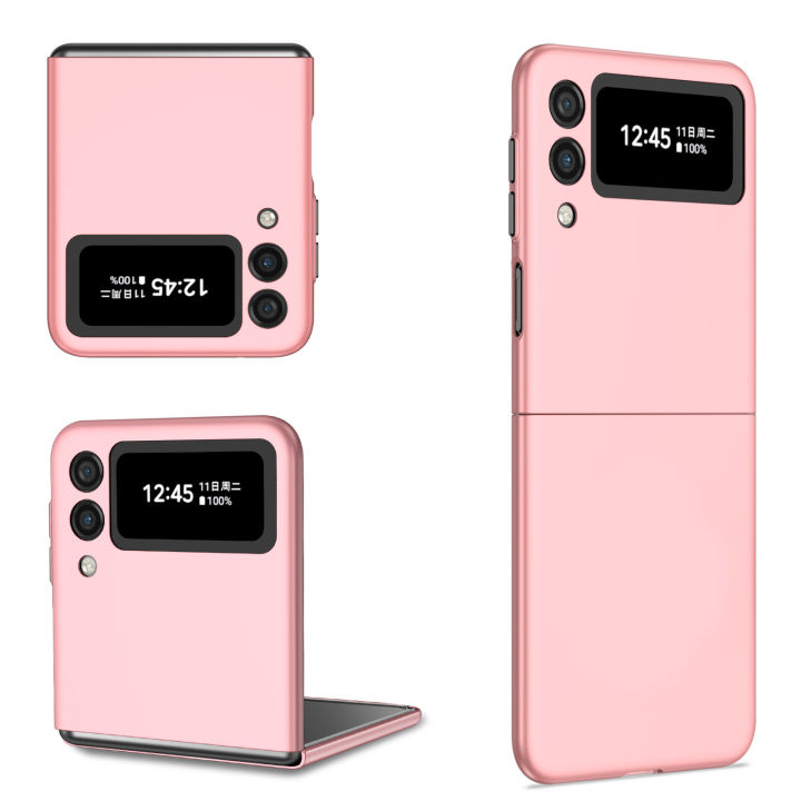 Applicable%20Galsxy%20z%20flip1/2%20Diamond%20Folding%20Phone%20Case%20Samsung%20zfilp3%20All-Inclusive%20Frosted%20Protective%20Cover%20-%20Image%208