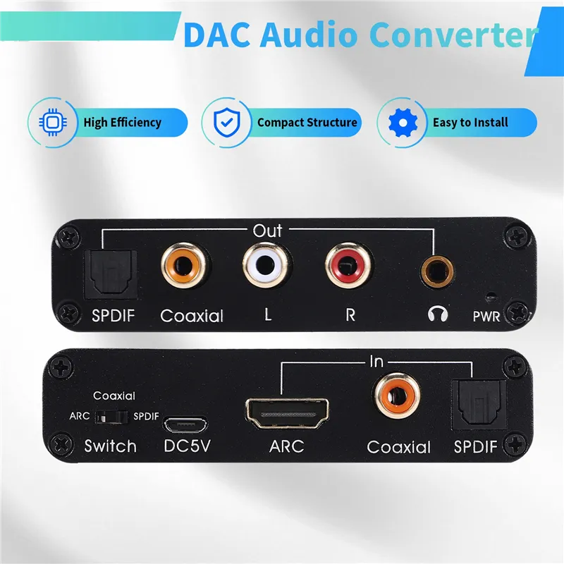 Audio Converter ARC Audio Extractor -Compatible Optical | Daraz.com.bd