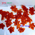 1 pcs Artificial Ivy Red Maple Plastic Fake Leaves Garland Home Garden Decoration 7ft long.