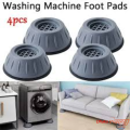 NR Mart - 4 Piece Anti-Vibration Foot Pad Washing Machine Rubber Mat Anti-Vibration Pad Dryer Non-Slip Universal Fixed Washing Machine Stand.