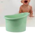 Infant Bath Bucket Anti Slip Portable High Back Support Thickened Baby Tub Bucket for Infants Kids. 