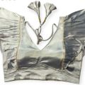 Latest Silver Colour Blouse For Women. 