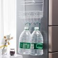 Refrigerator Storage Shelf Fridge Wall Side Hanging Storage Rack Kitchen Shelf Towel Bottle Spice Organizer Kitchen Gadgets Tool. 