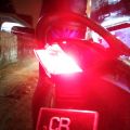 1Pcs 12V Universal Back Tail Flashing Led Light Red Color. 