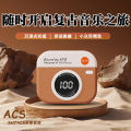 Q86 Heartless Retro Camera Wireless Bluetooth Earbuds – Bluetooth 5.4 Semi In-Ear Earphones with Noise Reduction.