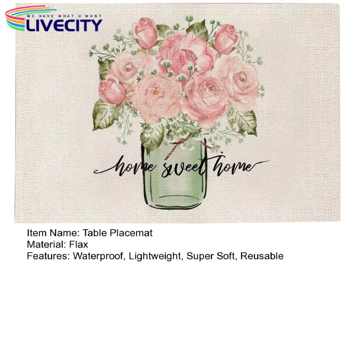 Mug%20Pad%20Exquisite%20Pattern%20Table%20Placemat%20Set%20Super%20Soft%20Wear%20Resistant%20Perfect%20for%20Dinnerware%20Decor%20Buy%20Cup%20Coaster%20-%20Image%204