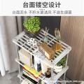 Simple Rack Living Room Floor Multi-Layer Storage Shelf Kitchen Snack Shelf Study Bathroom Multi-Functional Set Hao. 
