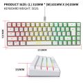 （COD Available)HXSJ V200 Wired RGB Backlit Mechanical Keyboard 68 Key Caps, Cable Length: 1.7m. 