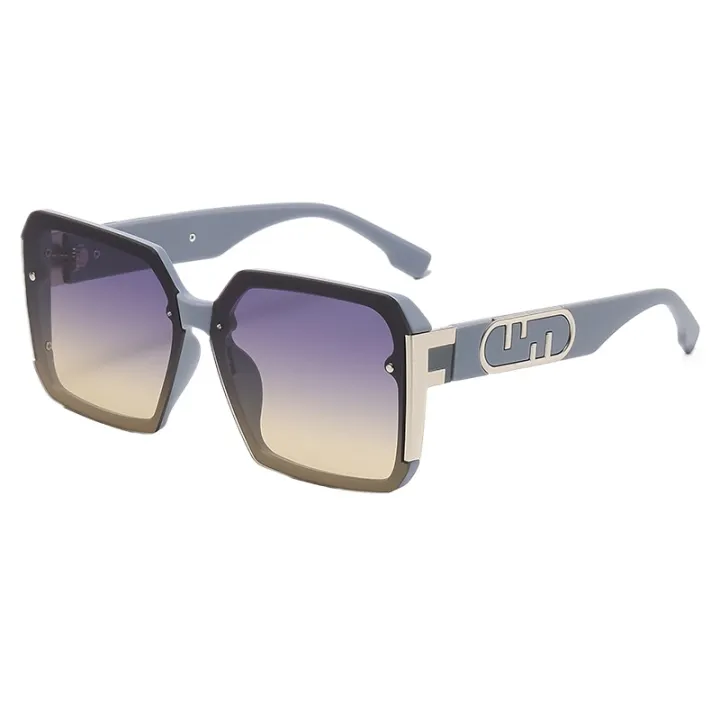 Women's%202024%20Spring%20Fashion%20Retro%20Oversized%20Sunglasses%20F%20Brand%20Square%20Shades%20European%20and%20American%20Trendy%20Street%20Style%20Fashion%20Sun%20Glasses%20-%20Image%206