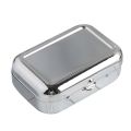 Rectangular  Useful Outdoor Metal Pocket Ashtray Metal Ashtray Rust-Proof   for Home. 