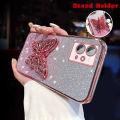 Phone cover Realme 9 4G / Realme 9 Pro / Realme 9 Pro+ / Realme 9i case Back cover Cute Butterfly Stand Luxury Slim Gradient Plating Glitter Girls Phone Case Clear Soft Silicone Protective Cases Pouch.