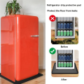 Refrigerator Floor Protector,Mini Silicone Mat,Fridge Under Mat,Black. 