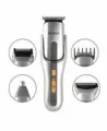 Kemei KM-680A Rechargeable Professional 8 in 1 Cordless Hair Beard Trimmer Clipper for Men.