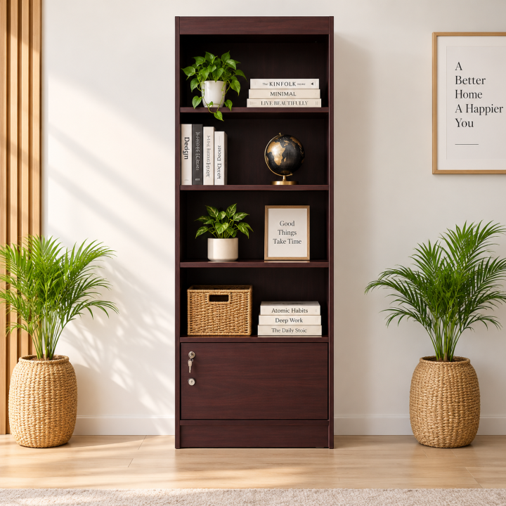 Book shelf Height 64 Inch Length 21 Inch Depth 12 Inch Book Shelv Model BS003