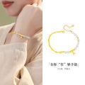 Sterling silver bracelet, natural Hetian jade bamboo bracelet, women's fashion temperament, half bracelet, new Chinese niche high-end jewelry. 