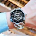 Watch For Men Transparent Fashion Diamond Luminous Gear Movement Classic Design Top Brand Luxury Men's Mechanical Skeleton Watch. 
