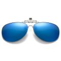 Polarized Sunglasses Lens clip on glasses Night Vision Yellow Aviation Metail Frame Women Men Sun Glasses with Clips Unise-x Clip. 