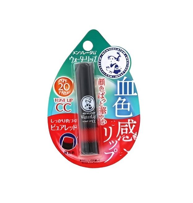 Japanese Products Rohto Metholatum Water tone up cc pure red spf 20 pa++ (spf lipbalm) 4.5 g