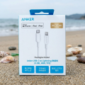 ANKER A81A1 USB-C to iPhone Lightning Cable 60W (3ft/0.9m). 