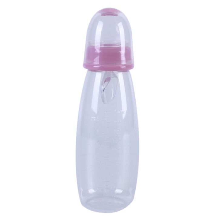 【Nice Day Toy Findings Store】Baby Training ty Milk 240ml Squeeze Children Food Supplement Bottle Rice Paste Spoon Feeding