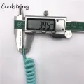 Coolstring 4mm Spiral Spring Curly Stretch Shoelace Lazy No Tie Shoe Laces New Shoestrings For Elderly Children Casual Sneakers. 