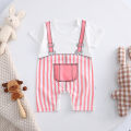 【Hengli jewelry story】(New) newborn baby clothes girl boy 100% cotton jumpsuit summer short sleeve romper 0-12 month infant toddler pajamas one piece outfit.