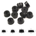 20Pcs Black Rubber Pads Floor Protector Anti Slip Table Chair Leg Cover Cabinet Bottom Shock Pad Furniture Feet Leg Accessories. 