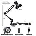 Adjustable Classic Metal Swing Arm Desk Lamp MT-810.