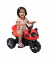 RFL-Jim & Jolly Pikko Rechargeable Tricycle – Black & Red | Electric Kids Bike 6V Battery Ride | Baby Tricycle for 2–5 Years Boys & Girls.