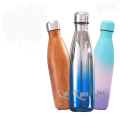 Proclean Stainless Vacuum Insulated Thermos Printed Water Bottle.
