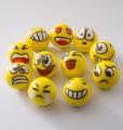 6.3 Cm Stress Ball Emoji Squeeze Ball Exercise Stress Ball Pu Rubber Toy - 1 Pcs100. 