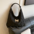 Korean backpack bag ladies 2024 new trendy fashion chain bucket bag student class large capacity tote bag.