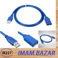 USB Extension Cable For PC, Laptop, SMART TV, And All USB Port-1.5 Meter. 