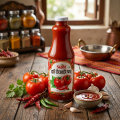 Sajeeb Hot Tomato Sauce 1kg. 