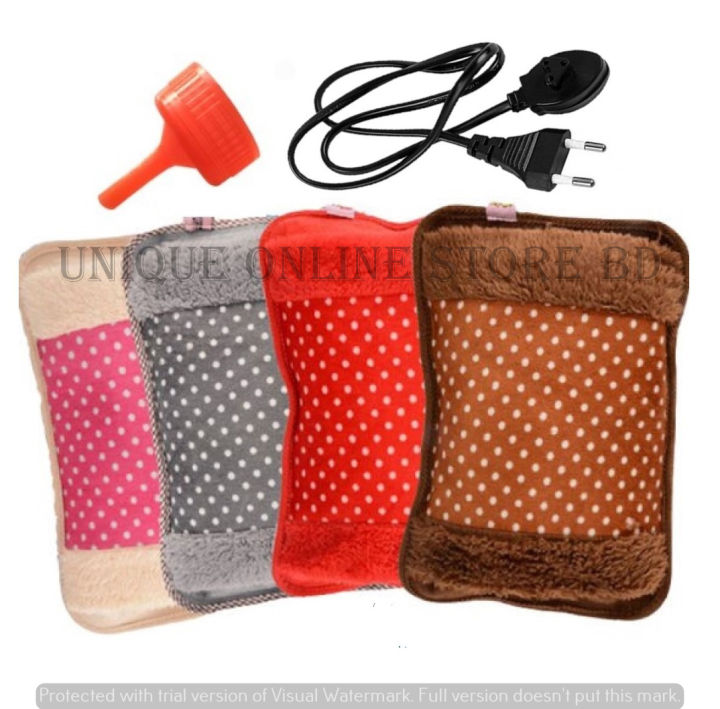 Electric Hot Water Bag Pain Remover - Multicolour
