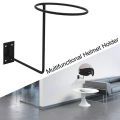 helmet wall stand helmet hanger 1 pcs with key and rain coats hanging system. 