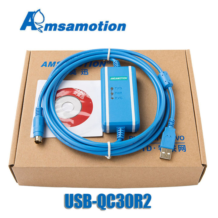 USB-QC30R2%20For%20Mitsubishi%20Q%20Series%20PLC%20Programming%20Cable%20USB/RS232%20Download%20Data%20Cable%20Support%20WIN7/XP%20-%20Image%202