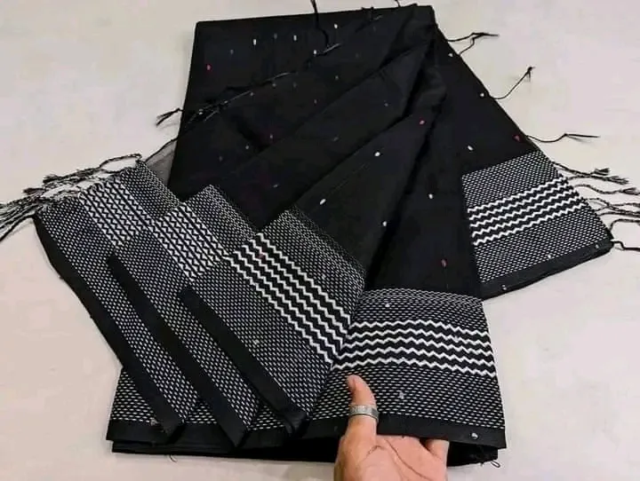 Tangail%20Halfsilk%20Tat%20Saree%20Without%20Blouse%20Piece%20For%20Women%20-%20Image%202
