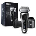 Braun Electric Razor for Men, Series 8 8467cc Electric Foil Shaver with Precision Beard Trimmer, Cleaning.