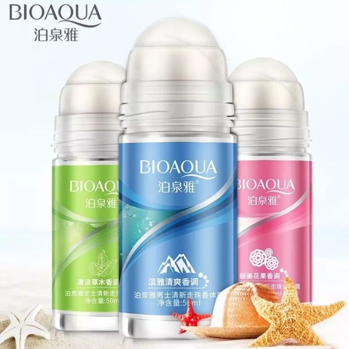 BIOAQUA Organic Natural Underarm Solid Deodorant antiperspirant perfume for men- 50ml