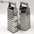 stainless steel box tapered grated 4 sided fruit grater.