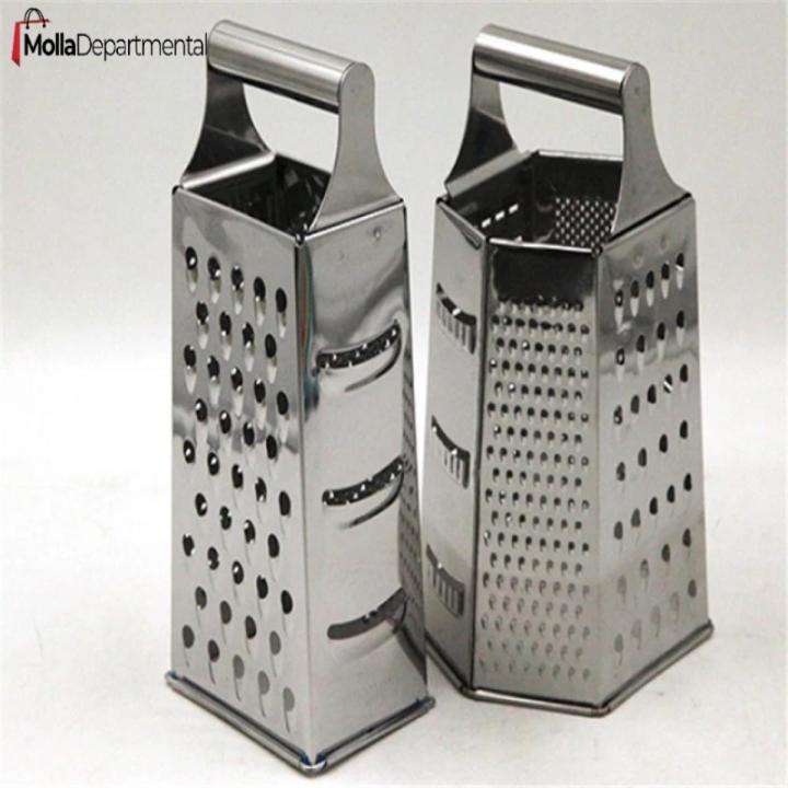 stainless steel box tapered grated 4 sided fruit grater