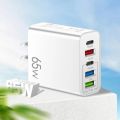 65W USB-C Wall Charger PD15W 5V/3.1A 5 Port Cube Power Plug Adapter Multi-port Mobile Phone Chargers For Samsung iPhone 14.