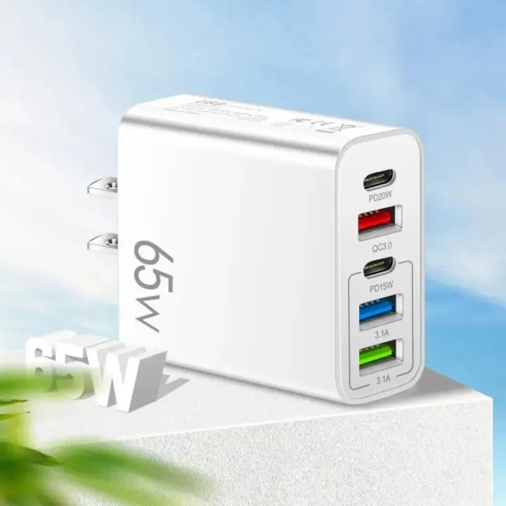 65W%20USB-C%20Wall%20Charger%20PD15W%205V/3.1A%205%20Port%20Cube%20Power%20Plug%20Adapter%20Multi-port%20Mobile%20Phone%20Chargers%20For%20Samsung%20iPhone%2014%20-%20Image%207