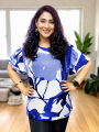 Kappa Fashion Regular Use Export Quality Fashionable Cotton Linen Mix Comfortable T-Shirt For Ladies .. 