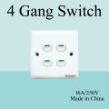 Gang Switch, Multi Socket, Fan Dimmer (Regulator) Full Series All in 1.