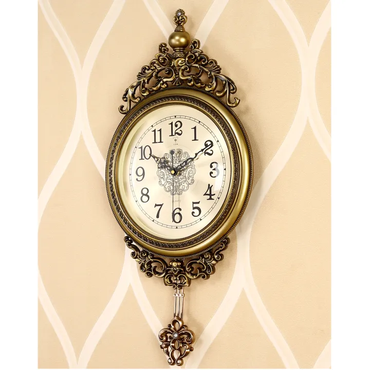 Elegant,%20Traditional,%20Decorative,%20Hand%20Painted%20Modern%20Grandfather%20Wall%20Clock%20Fancy%20Ethnic%20Luxury%20Handmade%20Decoration,%20Swinging%20Pendulum%20for%20New%20Room%20or%20Office.%20Large.%2029.5%20Inch.%20coloured%20gaze%20gold%20-%20Image%202