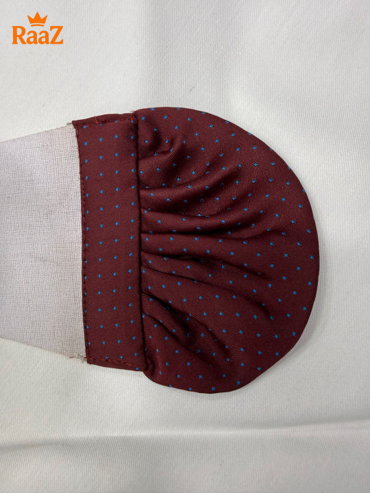 Brown Polka Dot Signature Pocket Square for Men