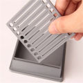 GC Sticky Note Template, Sticky Note Holder With Stencil, 3x3 Inch Note Dispenser, Desk Supplies Organizer Accessories, Office Desk Accessories.